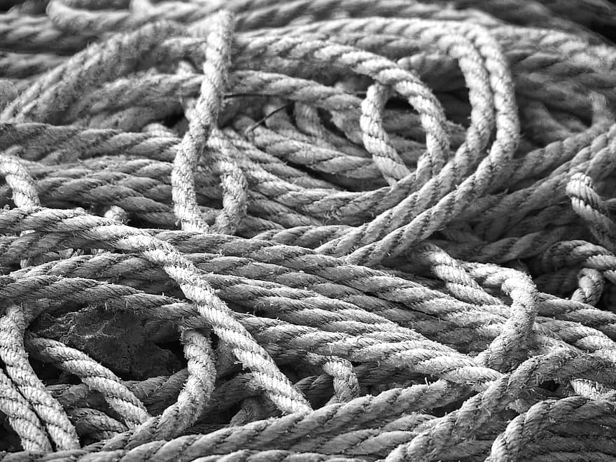 мотузка, фон, крутити, міцність, вузол, морський, шнур, клітковина, деталь, обладнання, лінія