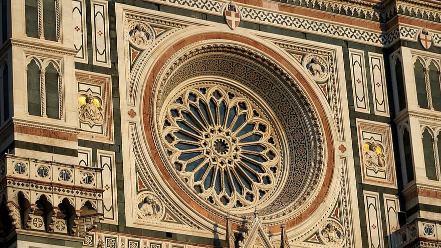 florence-katedraali, kirkko, santa maria del fiore, Firenze, arkkitehtuuri, värjätty lasi, kristinusko, kuuluisa paikka, uskonto, viljelmät, historia