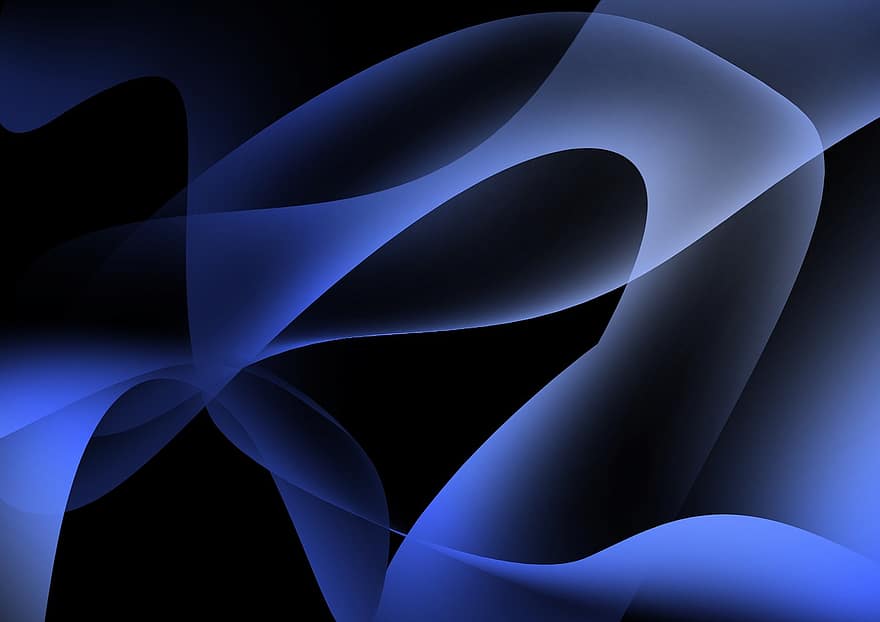 abstrakt, blå abstrakt, blå abstrakt kunstværk, Mørk abstrakt baggrund, blå, Mørk abstrakt kunst, tapet, desktop baggrund, mørk baggrund, gennemsigtig, gennemsigtighed