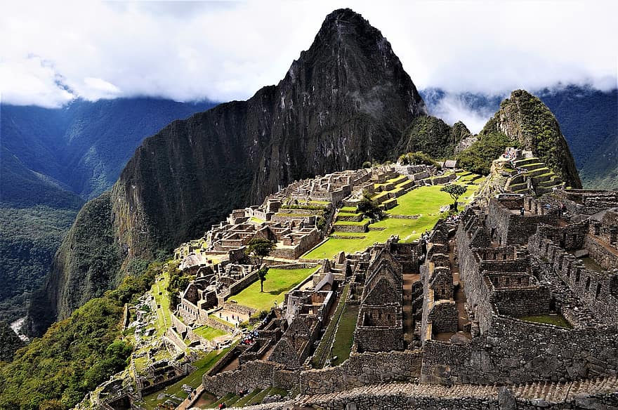 Machu Picchu, arqueologia, Peru, Cidadela Inca, panorama, inca, montanha, lugar famoso, ruína antiga, destinos de viagem, culturas