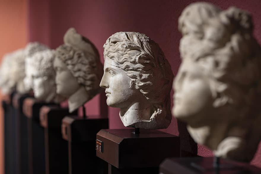 Bust, Head, Sculpture, Art, Renaissance, Hellenic, Craft, Workmanship, Museum, Mythology, Religion