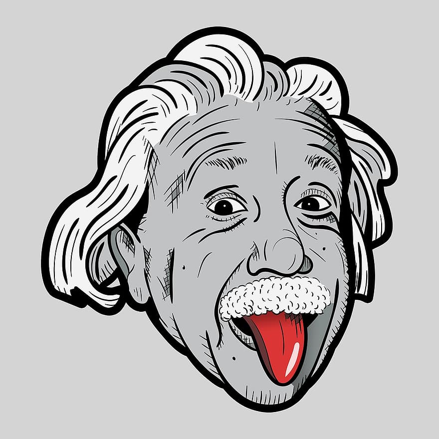 einšteinas, Albertas Einšteinas, genijus, fizikas, portretas