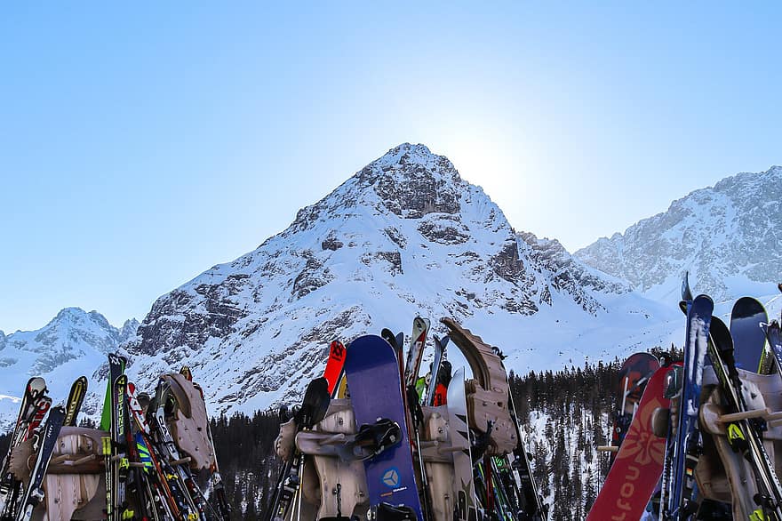 papan seluncur salju, pegunungan Alpen, salju, gunung, gunung salju, alpine, resor ski, ski, bermain ski, olahraga, olahraga salju