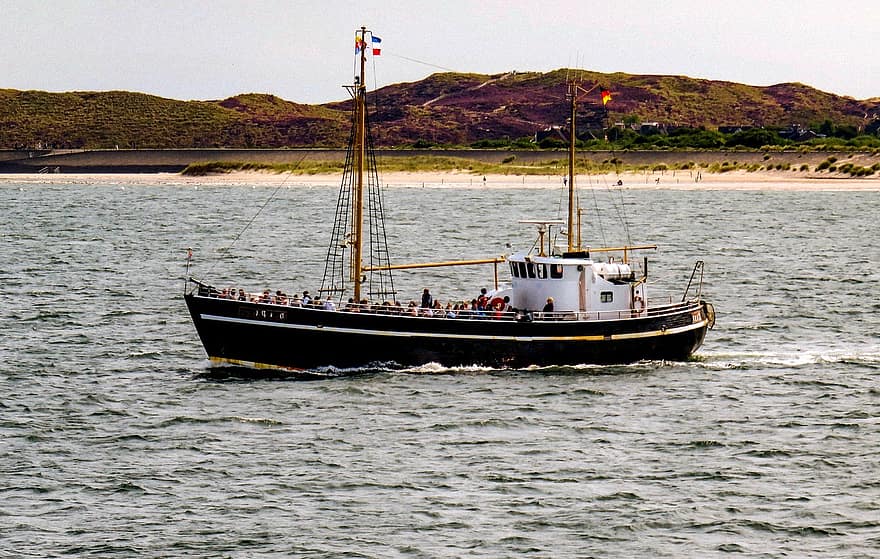 Boat, Ship, Seafaring, To Travel, Adventure, Sail, North Sea, Island Of Sylt, nautical vessel, water, transportation