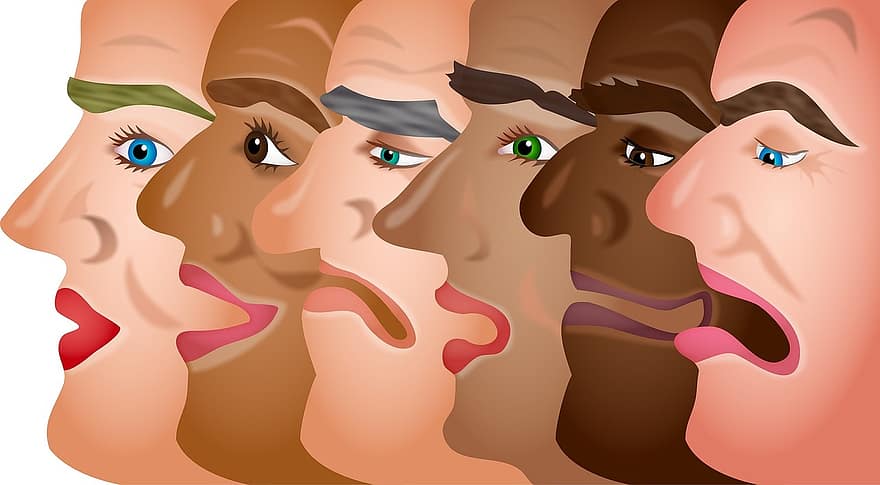 ludzie, osoba, mężczyzna, męski, Grupa, twarze, różnorodny, różnorodność, Różnorodne twarze, mężczyźni, grupa mężczyzn