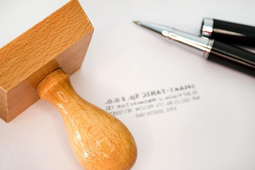Rubber Stamp, Stamp, Office Supplies, Paperwork, close-up, wood, document, paper, ink, success, finance