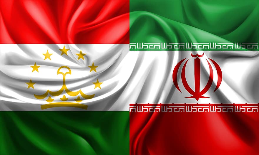 Bandeira do Irã, Bandeira do Tajiquistão, Bandeira de São Vicente e Granadinas