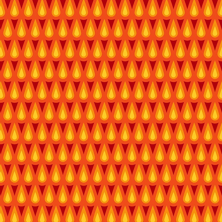 Simple, Minimal, Flame, Background, Warm, Hot, Fire, Design, Pattern, Orange Fire, Orange Pattern