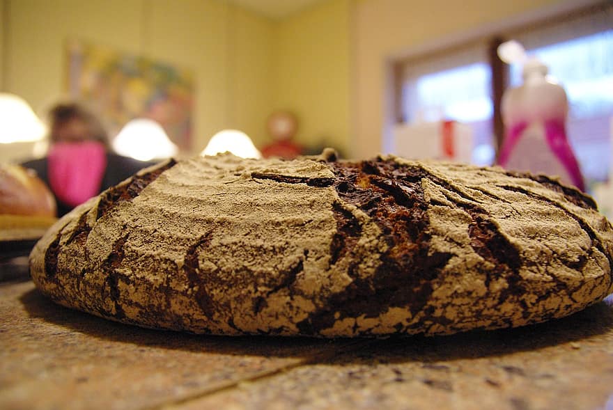 パン、フード、サワードウで作ったパン、小麦粉、ベーカリー、生地