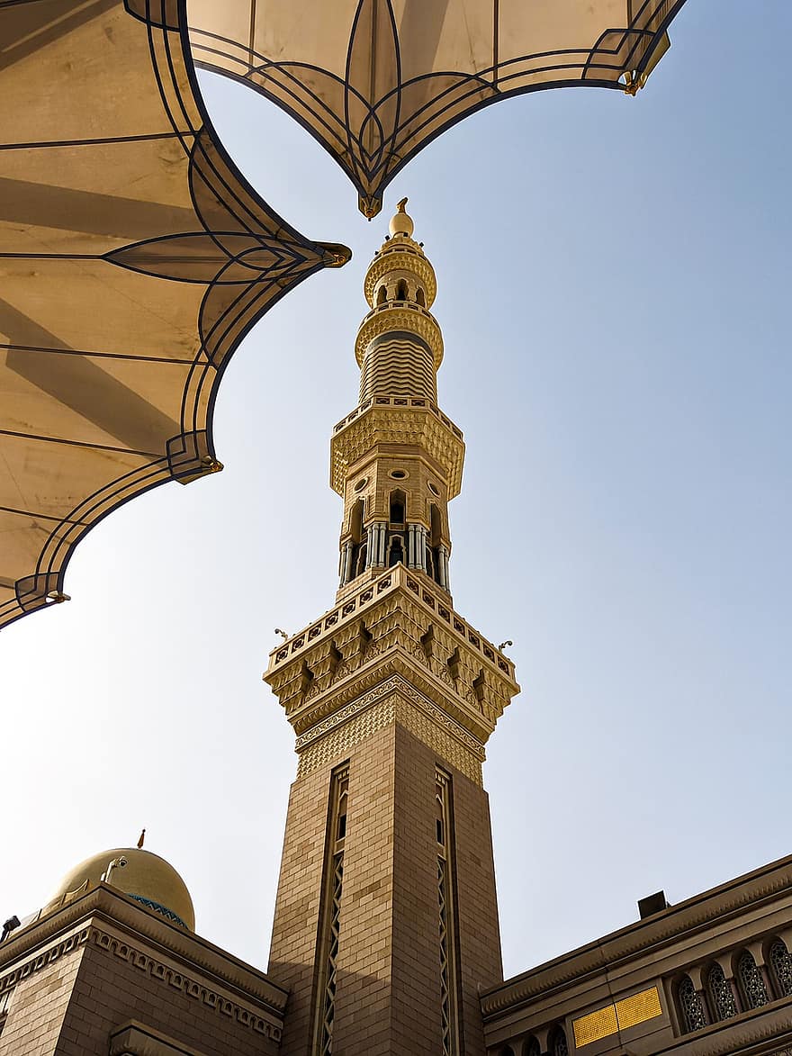Handy-Hintergrundbild, Moschee, islamische Architektur, Muslim, masjid, die Architektur, Medina, Saudi Arabien, Islam, Gebäude, Religion