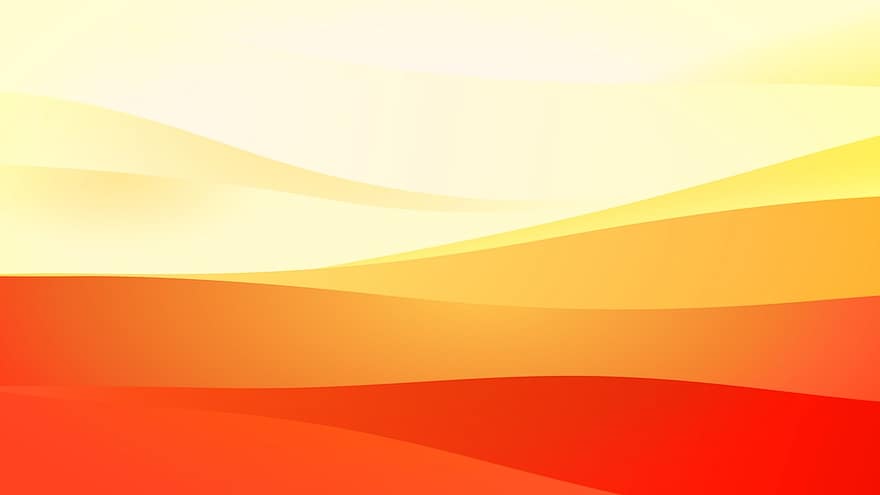 abstrait, dunes, désert, le sable, rouge, jaune, chaleur, chaud, fiction, été, dune