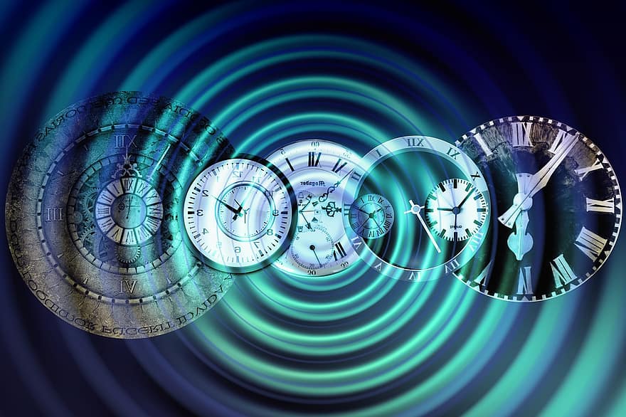 Clock, Clock Face, Wave, Present, Year, Century, Minutes, Moment, Months, Perspective, Planning