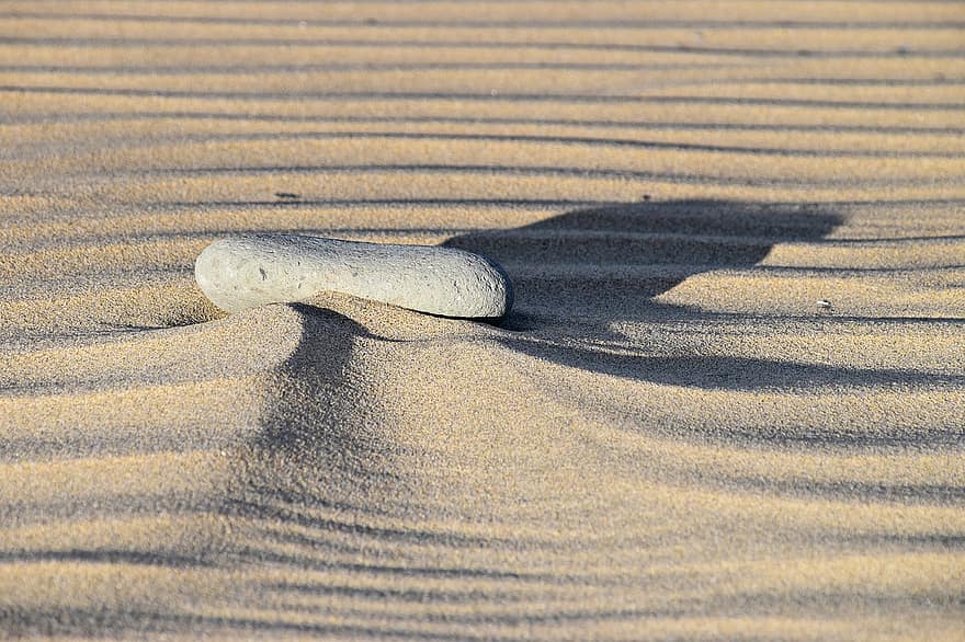 камень, песок, пейзаж, природа, песчаные дюны, Канарские острова, Маспаломас, летом, песчаная дюна, фоны, крупный план