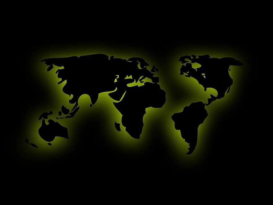 dunia, peta, cahaya, bumi, peta Dunia, ilustrasi, pemetaan, planet, ruang, Afrika, latar belakang