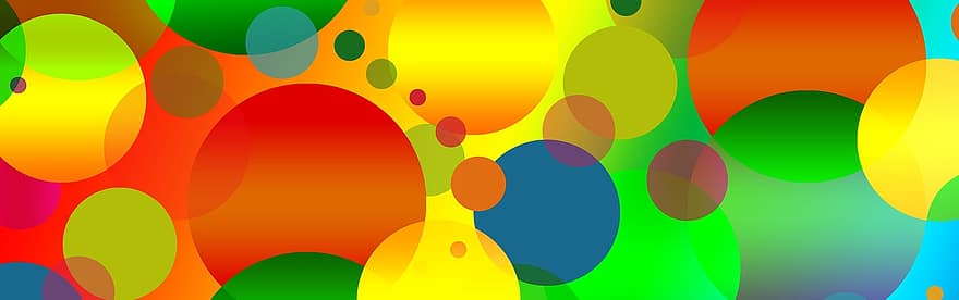 Abstract, Points, Circle, Background, Bokeh, Round, Modern, Header, Banner, Color