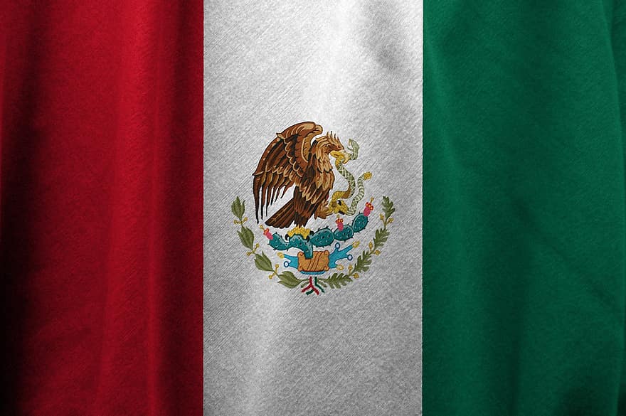 Mexikó, zászló, ország, nemzeti, mexikói, szimbólum, nemzet, hazaszeretet