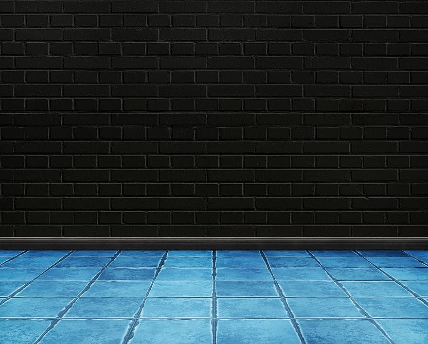 Space, Empty, Background Image, Stage, Stage Design, Bricks, Floor Tiles, Empty Space, Black, Template, Photographer