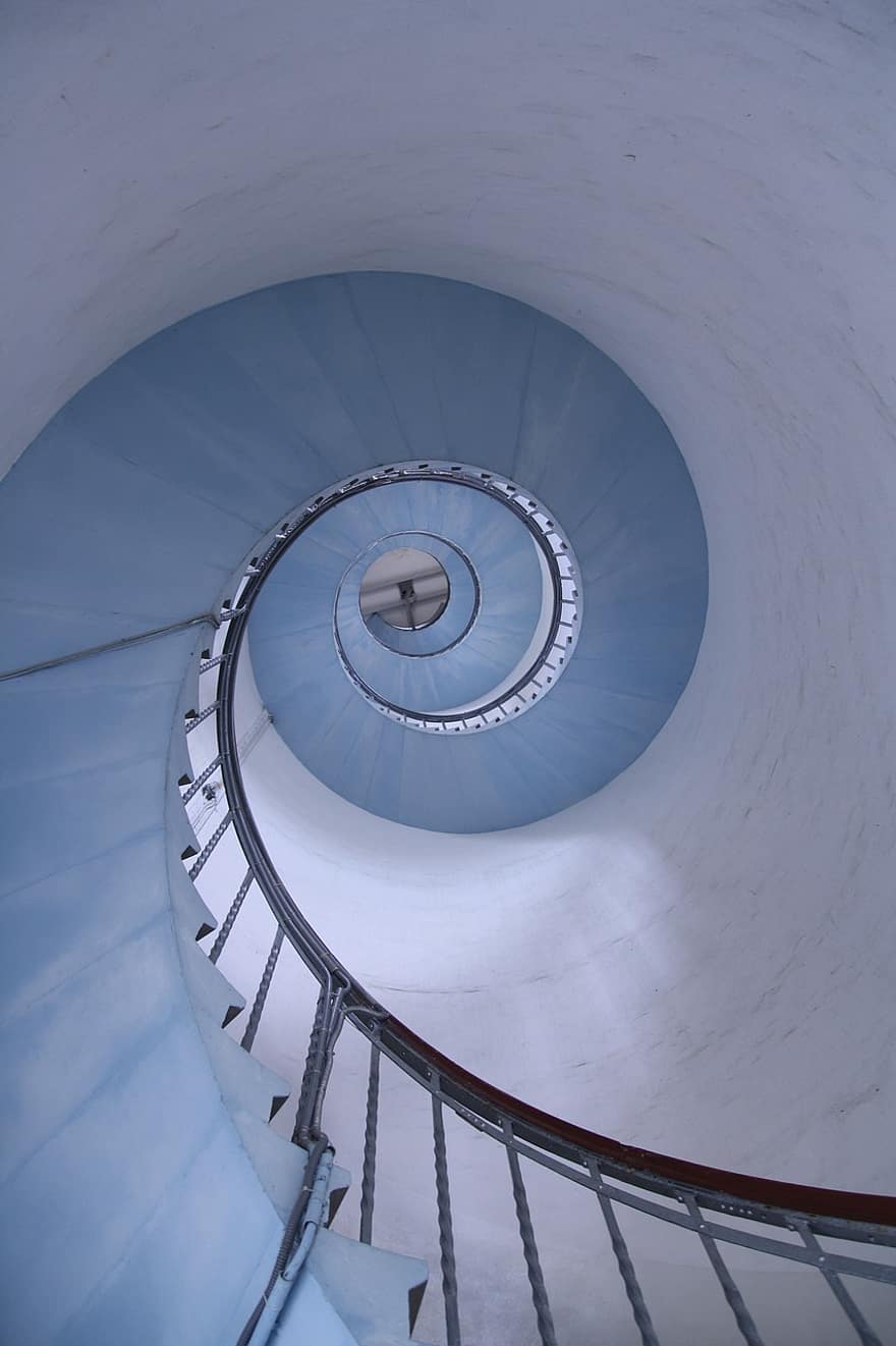 spiral merdiven, merdivenler, mimari, bina