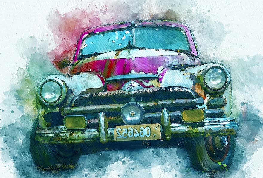 auto, bil kirkegård, historisk, oldtimer, vrag, rusted, rust, bil vraget, automotive, vintage bil bil, skrot bil