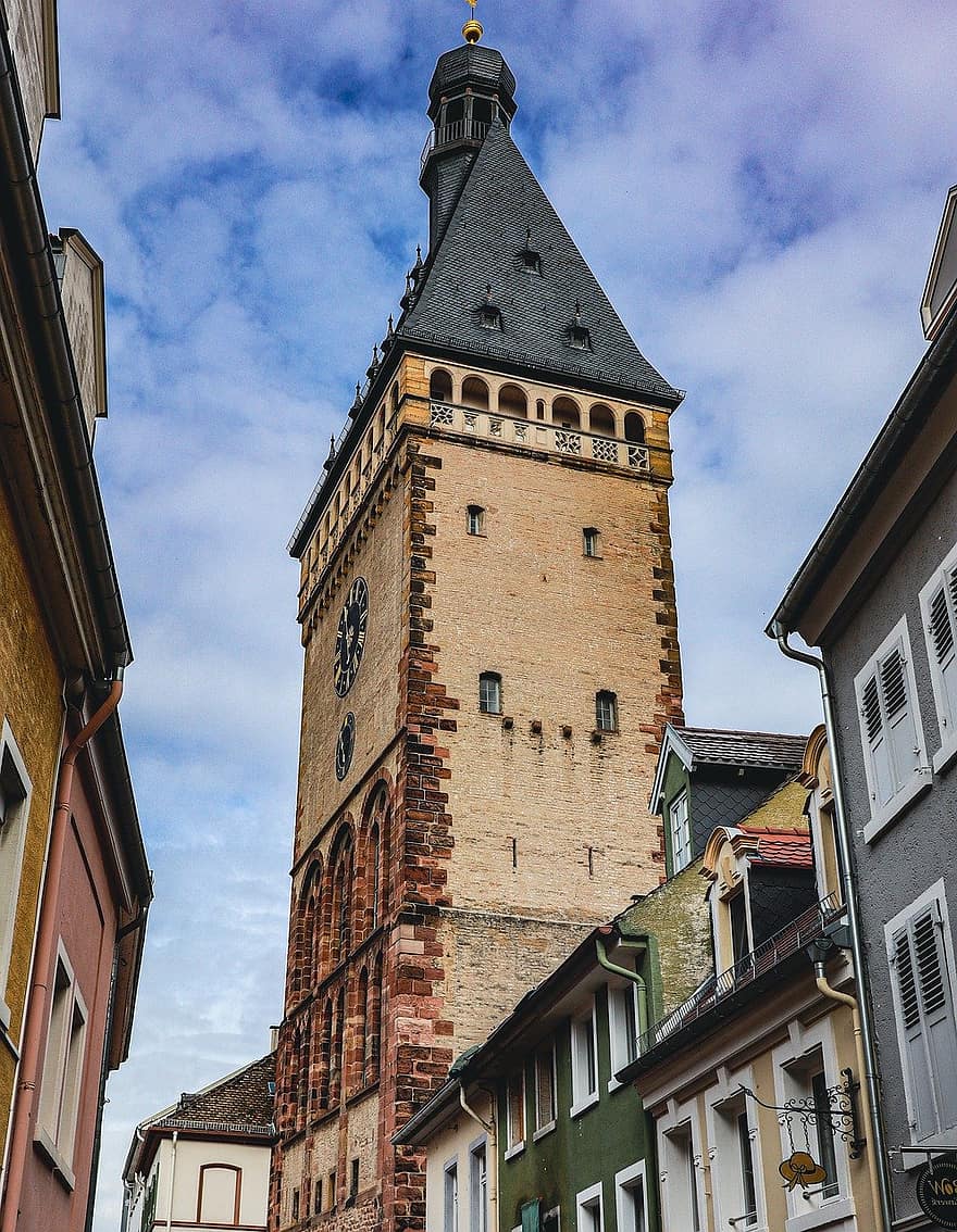 старата порта, Speyer, Германия, архитектура, известното място, история, външна сграда, култури, стар, изградена конструкция, християнство