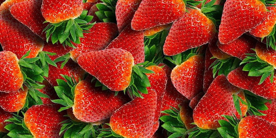 jordgubbar, frukt, bär, hälsosam, jordgubbe, färsk, färsk frukt, ljuv, röd, sommar, utsökt