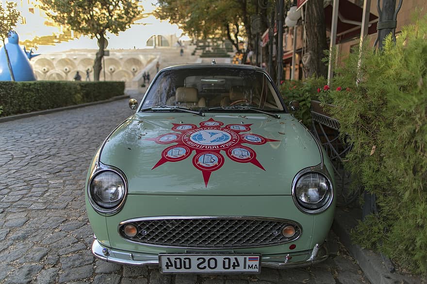 mașină, mașină clasică, Erevan, Armenia, călătorie, turism