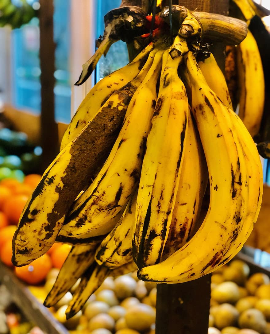 банан, фрукти, здоровий