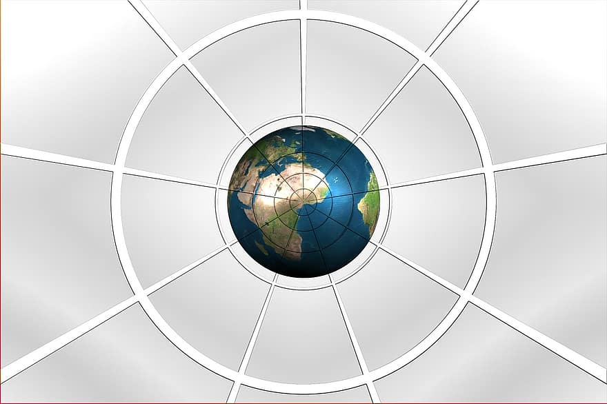 glob, Pământ, lume, centru, central, mijloc, ţintă, vizieră, punct focal, coordonatele, sferic