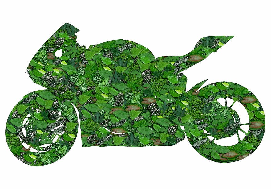 グリーンバイク、エコロジー、自転車、緑