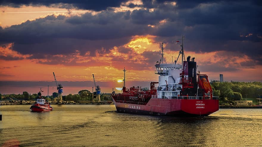 navă, port, mare, gdańsk, apă, Westerplatte, navă nautică, transport, livrare, nava industrială, dock comercial