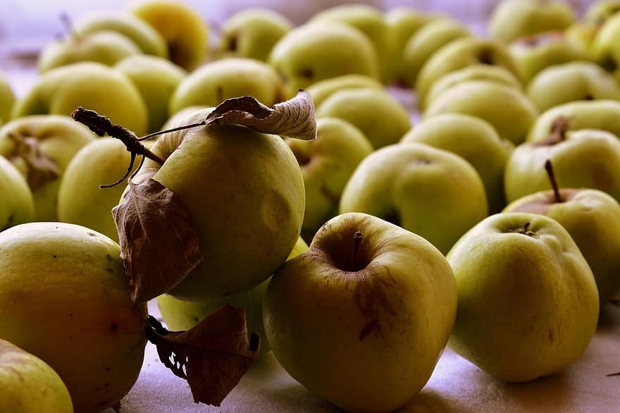 フルーツ、りんご、収穫、オーガニック、健康