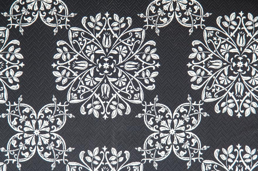 pola, Latar Belakang, hitam dan putih, scrapbooking, Desain, tekstur, tekstil