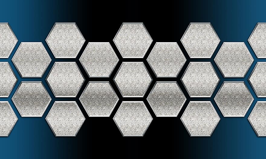 Hexagons, Network, Connection, Geometric, Future