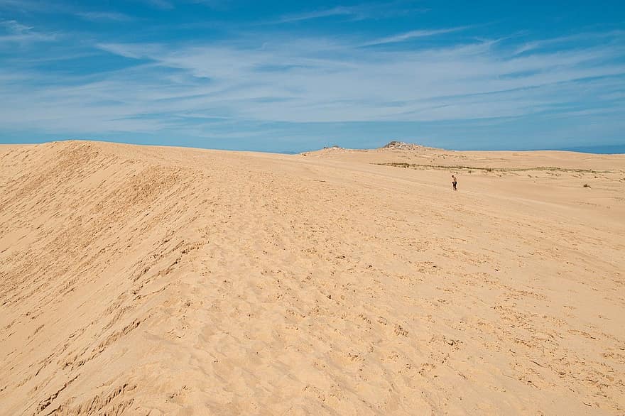 le sable, dunes, en plein air, Voyage
