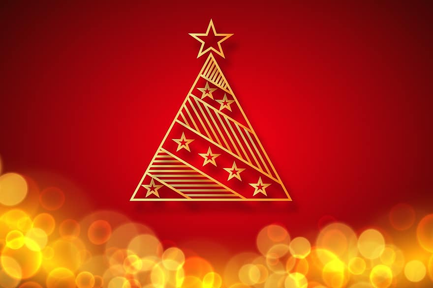 Noël, Sapin de Noël, Contexte, toile de fond, rouge, blanc, joyeux Noël, vacances, élégant, conception, salutation
