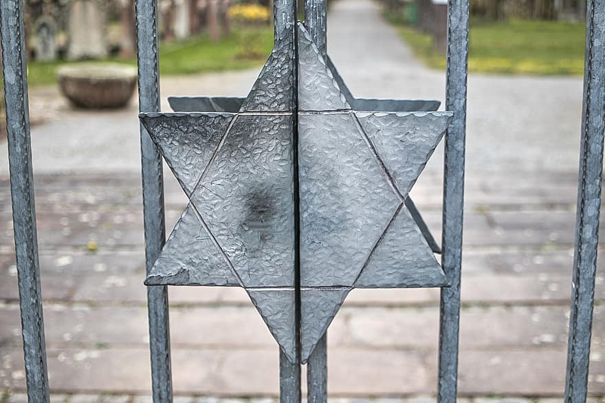 judío, estrella, símbolo, religión, judios, judaísmo, davido, cementerio, cultura, estrella de David