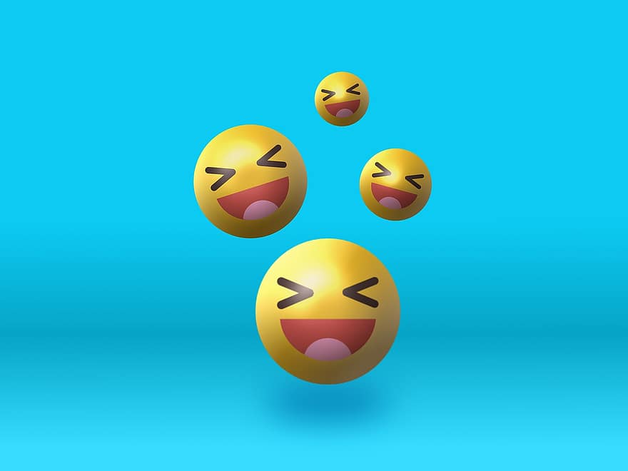 Smileys, Emojis, Emoticons, Lachendes Emoji