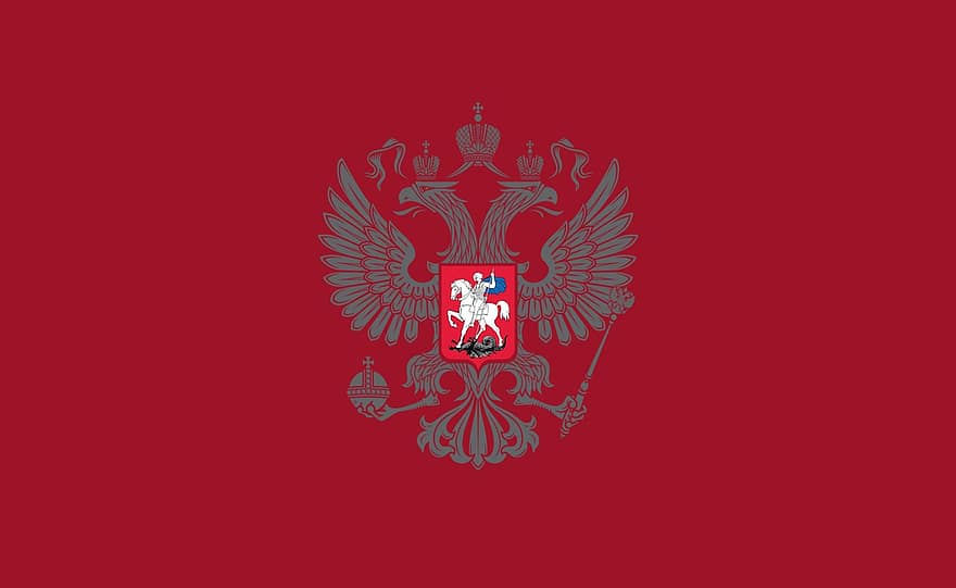 venäjän lippu, Venäjän vaakuna, Venäjän keisarillinen kotka, keisarillinen kotka, lippu, Venäjän lippu