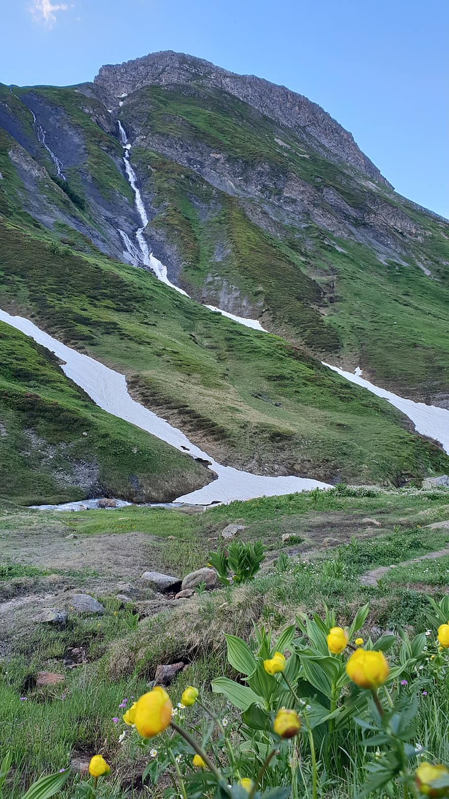 natura, viaggio, esplorazione, all'aperto, Alpi, Tour De Mont Blanc, estate, colore verde, erba, montagna, paesaggio