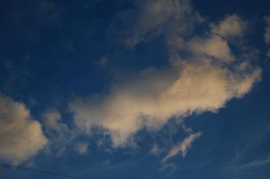 nuage, ciel, bleu, journée, Météo, arrière-plans, espace, stratosphère, été, paradis, climat