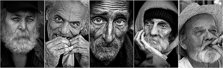 emberek, Férfi, idős ember, arcok, idősebb, régi, személy, idős, nagyapa, nyugdíjazás, nyugdíjas
