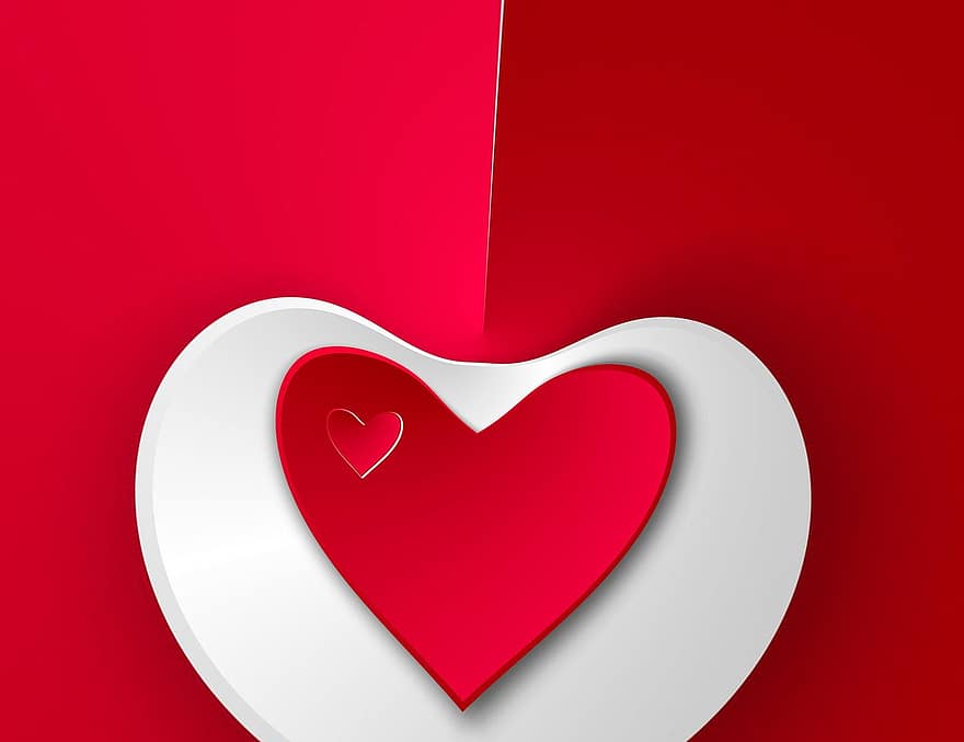 Herz, Liebe, Valentinstag, Grußkarte, Romantik, Dekoration, Herzchen, Holz, Korn
