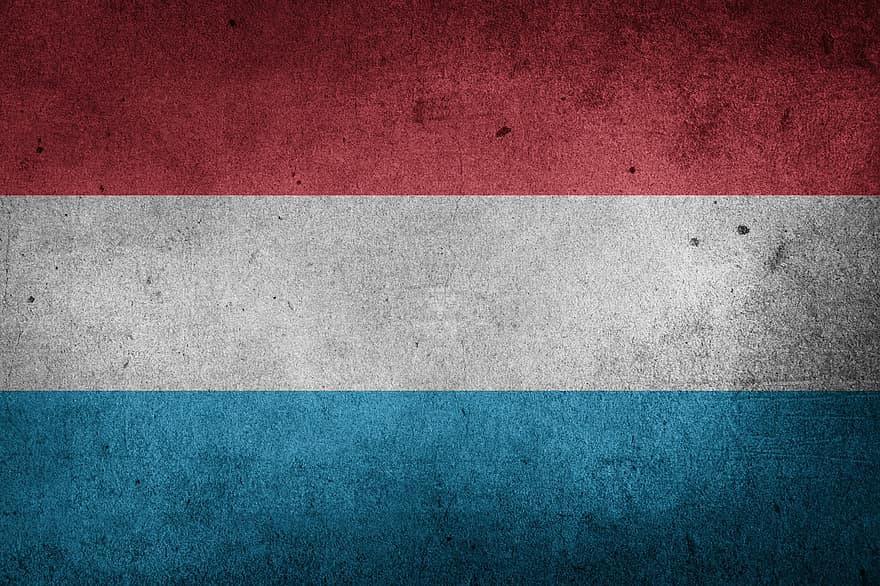 bandeira, Luxemburgo, Europa