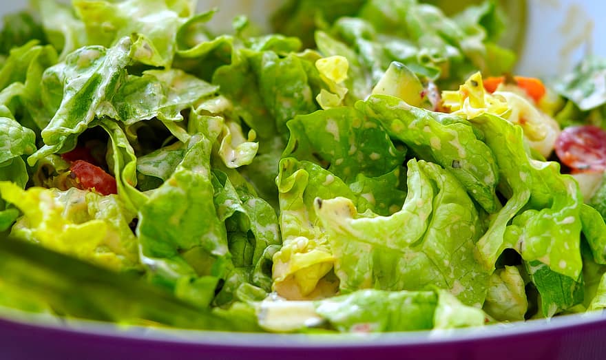 салата, зеленчукова салата, строг вегетарианец, здравословна храна, здравословно хранене