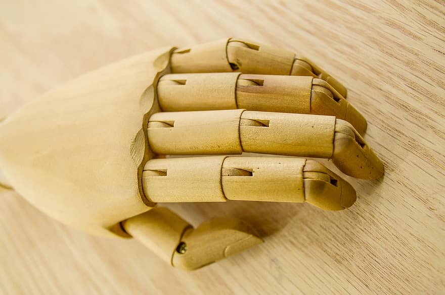 ranka, mediena, skaičius, medinis figūra, dirbtuvės, amatų, amatininkas