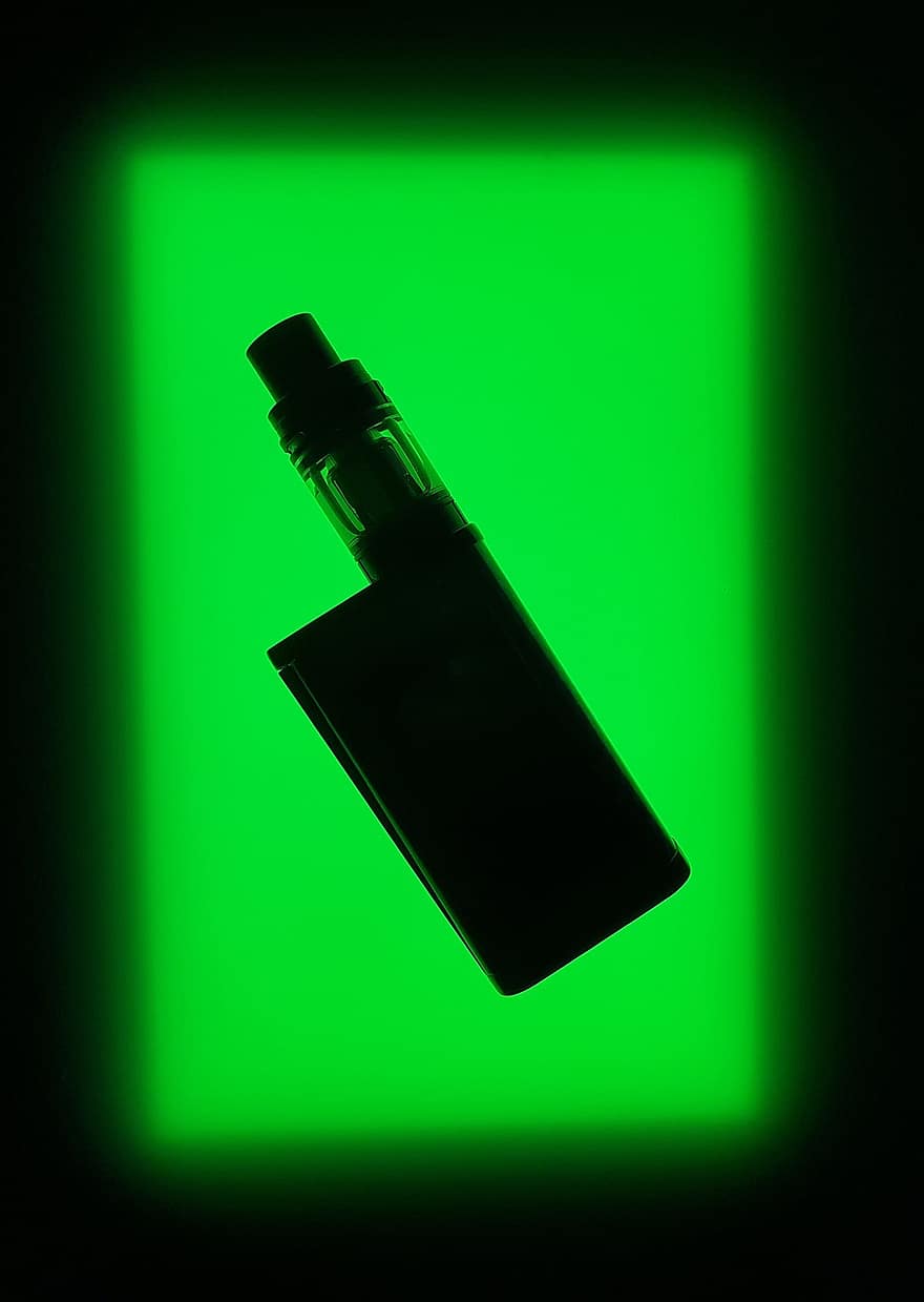 verde, fumar, sombra, Grün, rauch