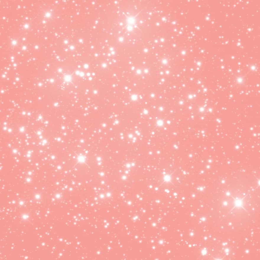 Stars, Sparkle, Background, Texture, Pink