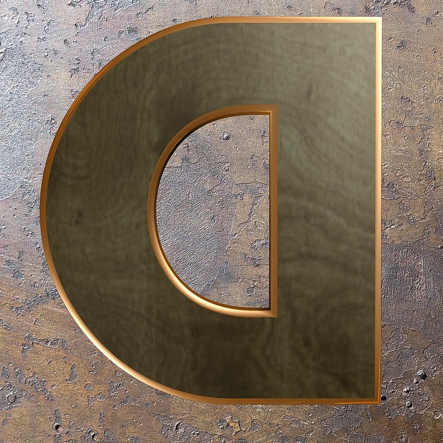 carta de madeira, madeira, metal, alfabeto, carta, de madeira, tipografia, rústico, oxidado, intemperizado