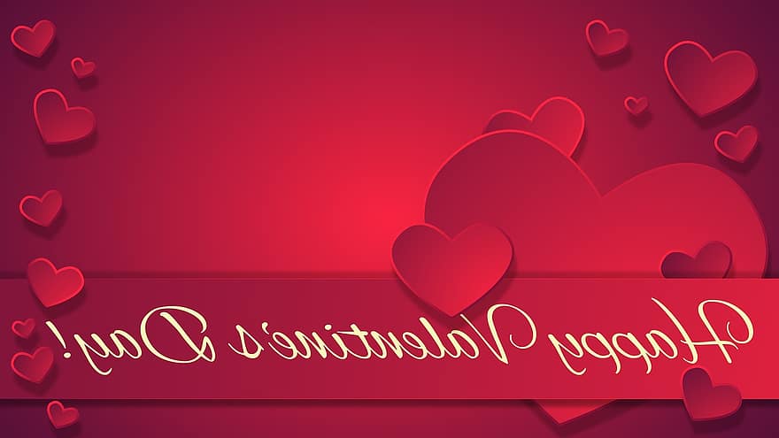 fons, Sant Valentí, dia, amor, vermell, cor, romanç, targeta, celebració, disseny, forma