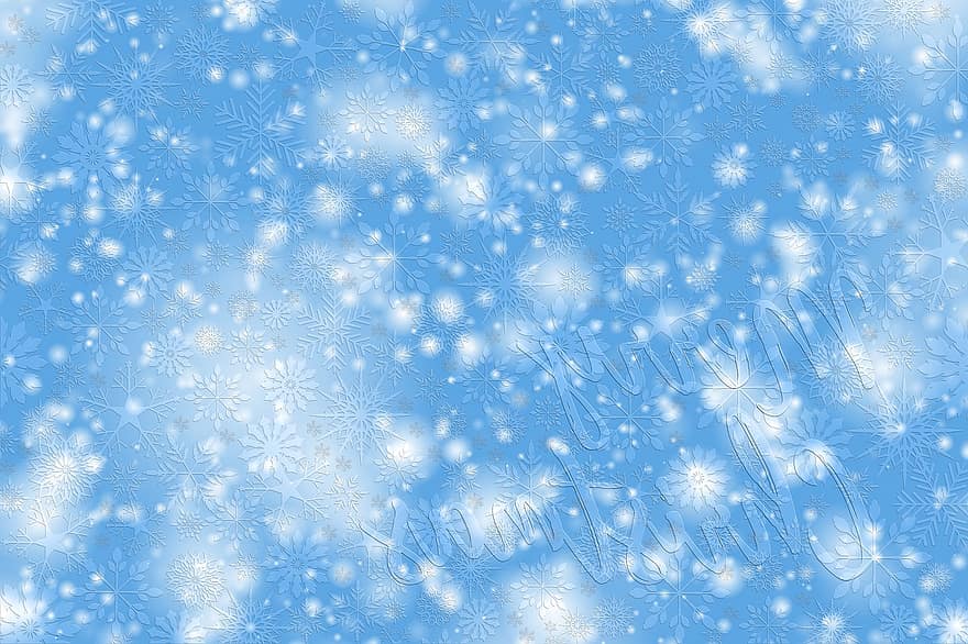 god Jul, snöflingor, bakgrund, snö, iskristaller, snöfall, jul, vinter-